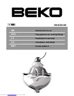 Beko CN232222X Instructions For Use Manual preview