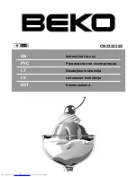 Preview for 1 page of Beko CN232222X Instructions For Use Manual