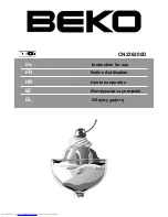 Preview for 1 page of Beko CN236200D Instructions For Use Manual