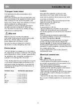 Preview for 9 page of Beko CN236220 Instructions For Use Manual