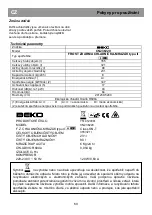 Preview for 67 page of Beko CN236220 Instructions For Use Manual