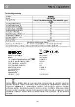 Preview for 55 page of Beko CN236230X Instructions For Use Manual