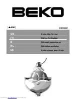 Preview for 1 page of Beko CNA 32421 Instructions For Use Manual