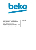 Preview for 1 page of Beko CNA29120 Instructions Manual