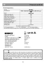 Предварительный просмотр 66 страницы Beko CNA29120S Instructions For Use Manual