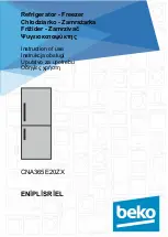 Beko CNA365E20ZX Instructions Of Use preview