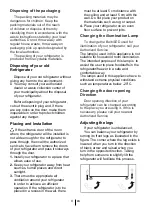 Preview for 11 page of Beko CNA365EC0DX Instructions Of Use