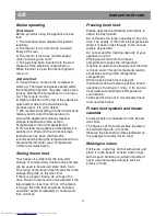 Preview for 10 page of Beko CS 24CA Instructions For Use Manual