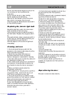 Preview for 11 page of Beko CS 321CA-PBW10 Instructions For Use Manual