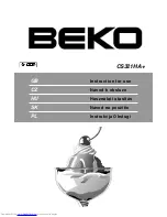 Beko CS 321HA PLUS Instructions For Use Manual preview