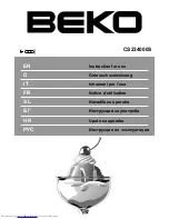 Beko CS234000S Instructions For Use Manual preview