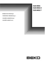 Preview for 1 page of Beko CS234031 Instructions For Use Manual