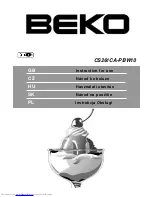 Beko CS261CA-PBW10 Instructions For Use Manual preview