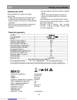 Preview for 22 page of Beko CSA 22002 - Instructions For Use Manual