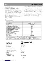 Preview for 30 page of Beko CSA 22002 - Instructions For Use Manual