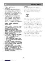 Preview for 46 page of Beko CSA 22002 - Instructions For Use Manual