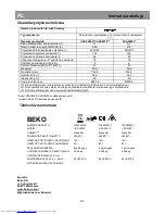 Preview for 48 page of Beko CSA 24000 - Instructions For Use Manual