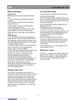 Preview for 9 page of Beko CSA 34000 VR Instructions For Use Manual