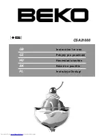 Preview for 1 page of Beko CSA21000 (Slovakian) Návod Na Použitie