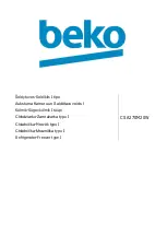 Beko CSA270M20W Instructions For Use Manual preview