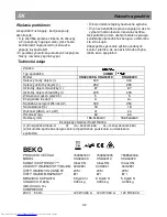 Preview for 38 page of Beko CSA34000 Instructions For Use Manual