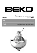 Beko CSA38000 Instructions For Use Manual preview