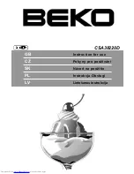 Beko CSA38220D Instructions For Use Manual preview