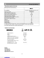 Preview for 47 page of Beko CSA38220D Instructions For Use Manual