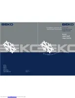 Preview for 1 page of Beko CSA4706FF Installation, Operating & Food Storage Instructions