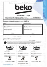 Preview for 52 page of Beko CSF5250M00W User Manual