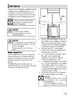 Предварительный просмотр 11 страницы Beko CSG 51001 D User Manual