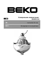 Beko CSK351CA Instructions For Use Manual preview