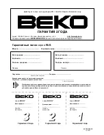 Preview for 28 page of Beko CSK351CA Instructions For Use Manual