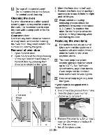 Предварительный просмотр 22 страницы Beko CSS 67000 G Instruction Manual