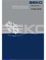 Beko CT5381APW Manual preview