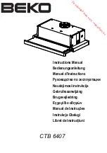 Beko CTB 6407 X-W Instruction Manual preview