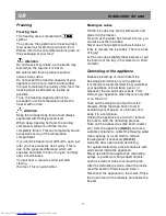 Preview for 12 page of Beko CVA34110 Instructions For Use Manual