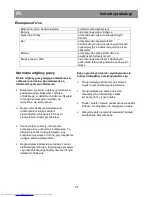 Preview for 52 page of Beko CVA34123X Instructions For Use Manual