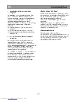 Preview for 54 page of Beko CVA34123X Instructions For Use Manual