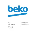 Preview for 1 page of Beko CWB 6731 B User Manual