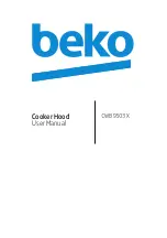 Preview for 1 page of Beko CWB 9503 X User Manual