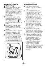 Preview for 7 page of Beko CXFG1691A User Manual