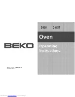 Beko D 6623 T Operating Instructions Manual предпросмотр