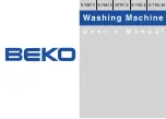 Предварительный просмотр 1 страницы Beko D 7081 E User Manual