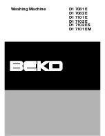 Beko D1 7081 E Operation Manual предпросмотр