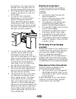 Предварительный просмотр 10 страницы Beko D1 7081 E Operation Manual