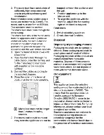 Предварительный просмотр 11 страницы Beko D533A User Manual