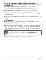 Preview for 9 page of Beko DCSC 821 W Installation & Opersting Instructions