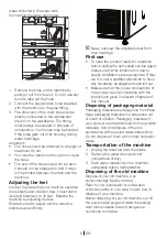 Preview for 9 page of Beko DCU 6130B Installation & Operating Instructions And Drying Guidance