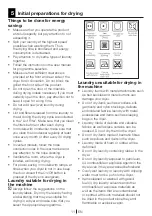 Preview for 11 page of Beko DCU 6130B Installation & Operating Instructions And Drying Guidance